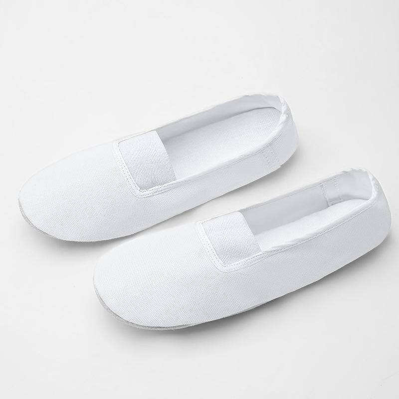 Gymnastikschuhe Herren und Damen Tanzschuhe Tanzschuhe Übungsschuhe Ballettschuhe Yoga Weiche Unterseite Canvas-Laufsohle Weiß 38 von Joom DACH