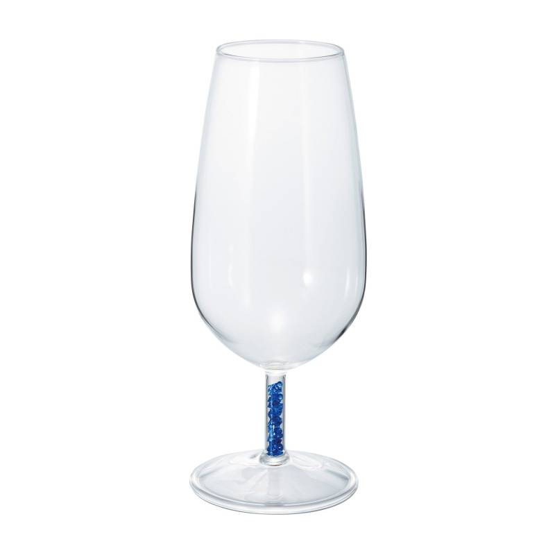 HARIO Perlen Weinglas Stiel Blau 400ml BS-400-BU blau von Joom DACH