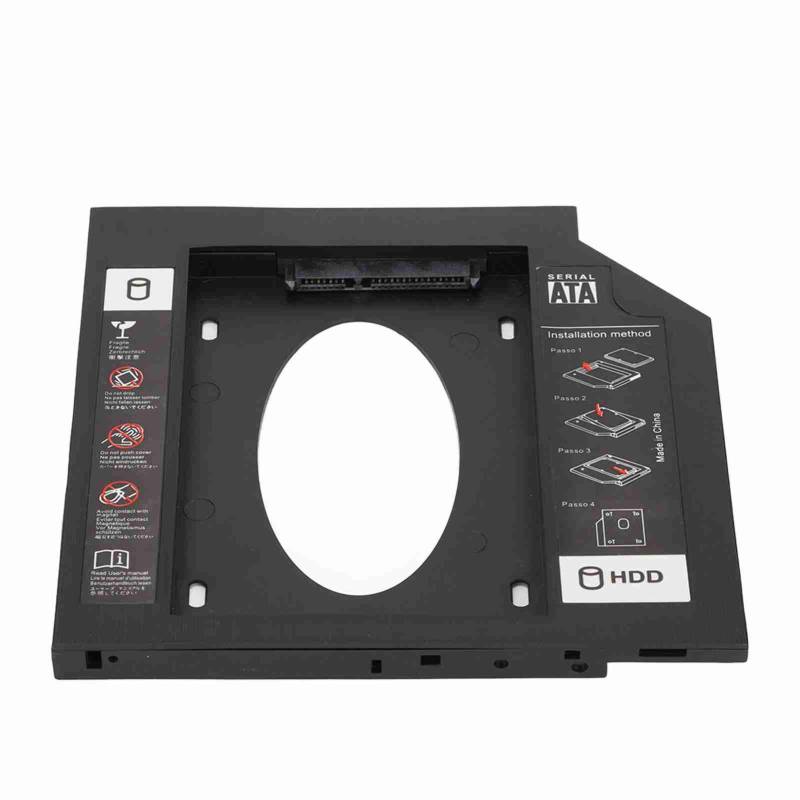 HDD Caddy Bay Allgemeine 9,5mm 2,5 in SATA zu SATA 2nd HDD SSD Festplatte Fach Abdeckung für Laptop CD DVD von Joom DACH