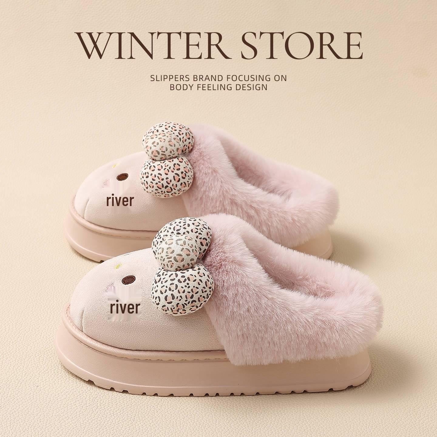 HELLO KITTY Offiziell Lizenzierte Damen Baumwoll-Slipper zum Hineinschlüpfen für Herbst/Winter 2025 - Outdoor-Bekleidung 40-41 (fits 39-40) rosa von Joom DACH