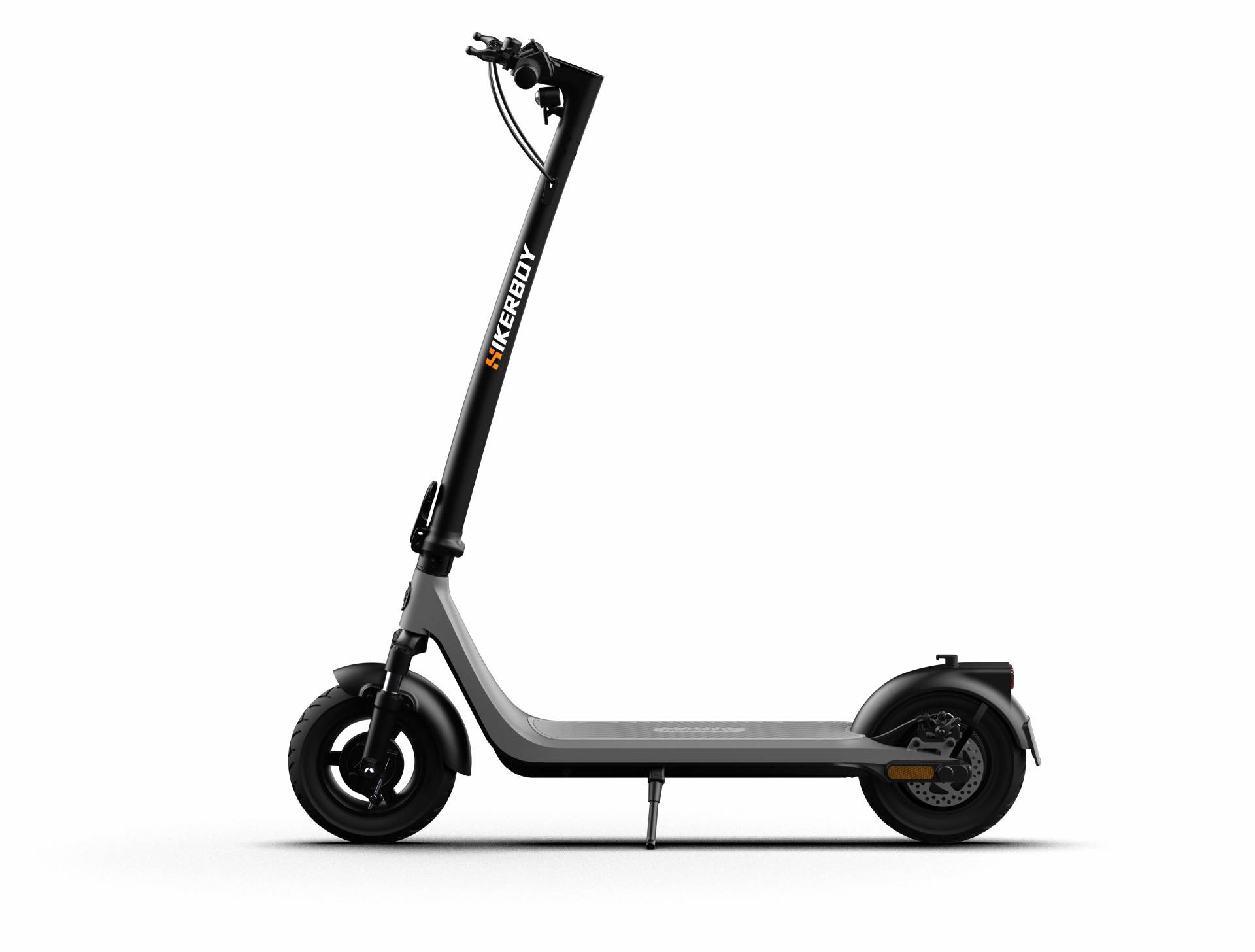 HIKERBOY CURTIS Erwachsener Stadt Faltbarer Elektroroller 350W Motor 36V10.4AH Batterie 10 Zoll Vakuumreifen Berg EScooter grau von Joom DACH