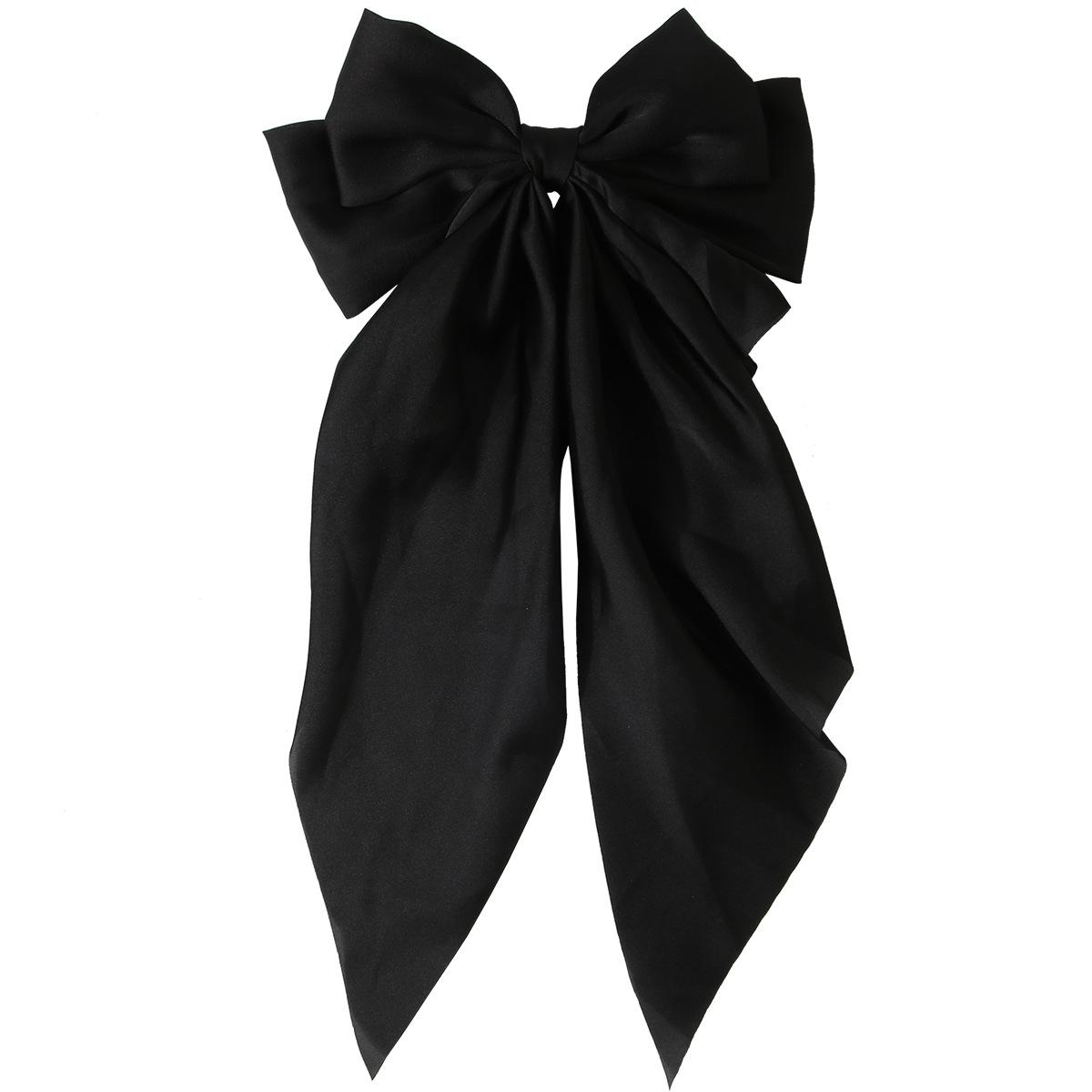 Haarschleifen für Mädchen, Bänder, große Schleife, Mädchen, Band, Haar-Accessoires für Kinder, einfache, solide Haarnadel mit Federclip schwarz Haarschleifen für Mädchen, Bänder, große Schleife, Mädchen, Band, Haar-Accessoires für Kinder, einfache, solide Haarnadel mit Federclip schwarz von Joom DACH