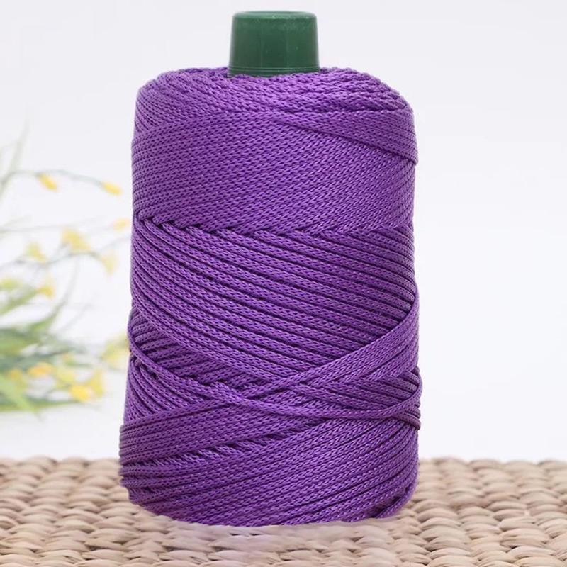 Häkelgarn für den Sommer, Eisseil, 3 mm, Faden zum Handstricken, für Taschen, Sonnenhüte, Schuhe, gewebt, DIY-Hakenkissen, Seide, mitteldick, ca. 200 m Häkelgarn für den Sommer, Eisseil, 3 mm, Faden zum Handstricken, für Taschen, Sonnenhüte, Schuhe, gewebt, DIY-Hakenkissen, Seide, mitteldick, ca. 200 m von Joom DACH