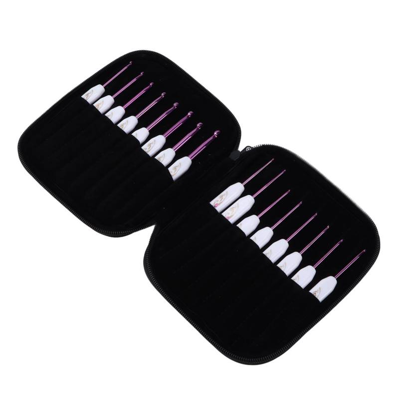 Häkelnadeln Set Ergonomisches Design Griff Robust Häkeln Bequem Verwenden DIY Strickwerkzeuge für rosa von Joom DACH