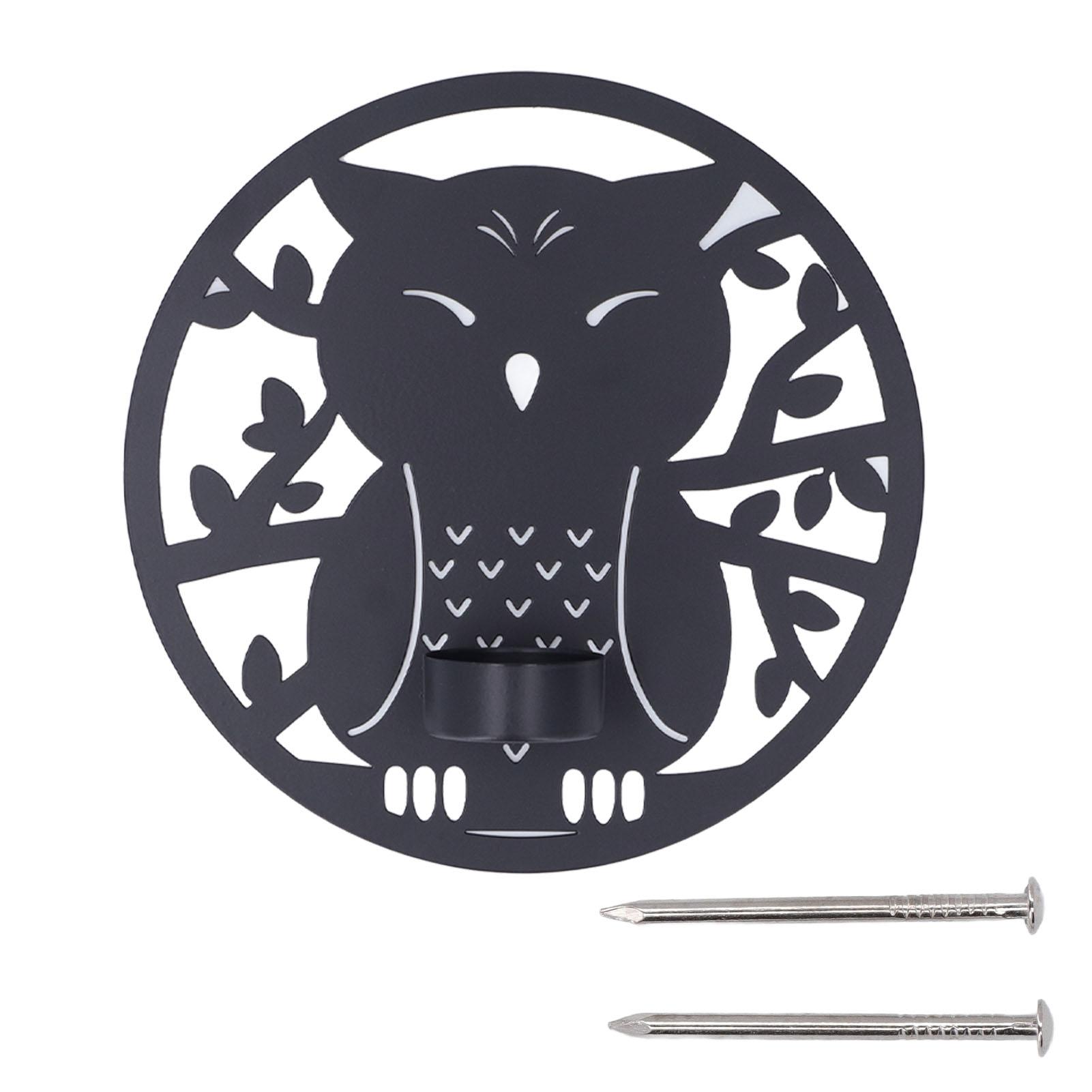 Hängender Kerzenhalter Eisen Retro-Stil Innovativer Wand-Kerzenhalter für Heimwand von Joom DACH