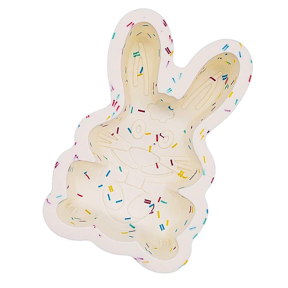 Häschenform Antihaft-Silikonform 3D Osterhasenform Fondant Kuchen Backform für DIY Kuchen Seife von Joom DACH