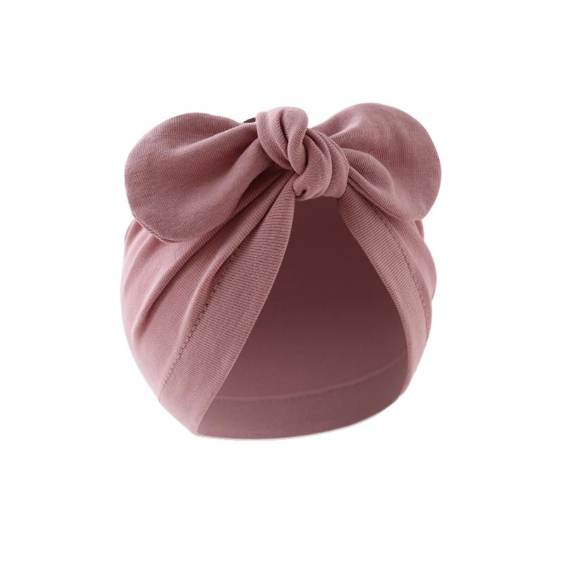 Häschenohren Neugeborene Beanie Babymütze für Mädchen Jungen Baumwolle Säuglingsmütze Kleinkind Mütze Kinderzubehör Baby Turban Hüte rosa von Joom DACH