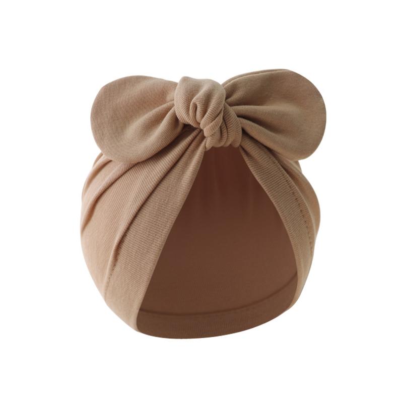 Häschenohren Neugeborene Beanie Babymütze für Mädchen Jungen Baumwolle Säuglingsmütze Kleinkind Mütze Kinderzubehör Baby Turban Hüte khaki von Joom DACH