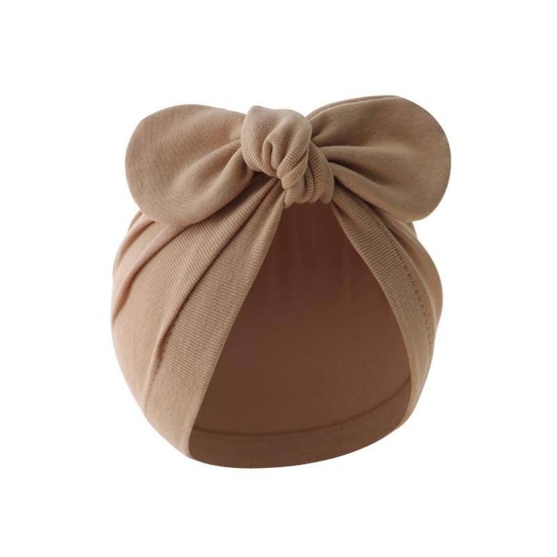 Häschenohren Neugeborene Beanie Babymütze für Mädchen Jungen Baumwolle Säuglingsmütze Kleinkind Mütze Kinderzubehör Baby Turban Hüte khaki von Joom DACH