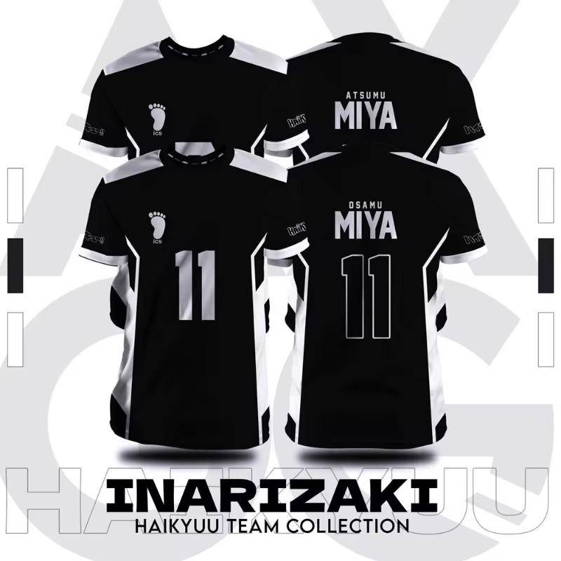 Haikyuu Inarizaki Cosplay Trikot 3D MIYA Druck Kind Anime T-Shirt Sommer Herren Damen Kurzarm Y2k Top Lässiges Volleyballkostüm 6XL Haikyuu Inarizaki Cosplay Trikot 3D MIYA Druck Kind Anime T-Shirt Sommer Herren Damen Kurzarm Y2k Top Lässiges Volleyballkostüm 6XL von Joom DACH
