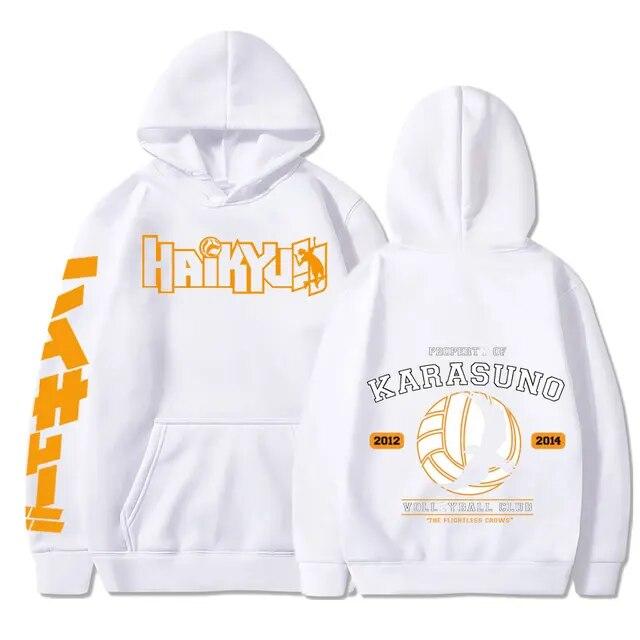 Haikyuu Kapuzenpullover Anime Hoodie Karasuno High School Oversize Sweatshirt Pullover Damen Herren Cosplay Fleece Kleidung S von Joom DACH