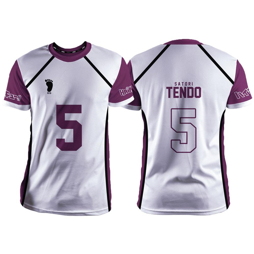 Haikyuu Shiratorizawa Cartoon Anime Cosplay Männer Trikot Sommer Kurzarm Kinder T-Shirt Tops 2024 Mode Frauen T-Shirt 6XL von Joom DACH