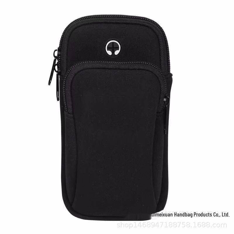 Haissky Handy-Armband & Hüfttasche - Trendig, Unsichtbar, Sport-Fitness-Sleeve für Outdoor-Aktivitäten, Geeignet für Frauen schwarz von Joom DACH