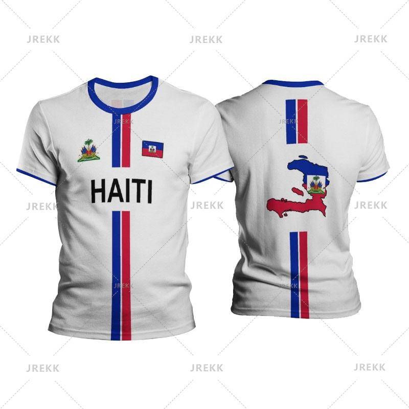 Haiti Fußball T-Shirts Herren Sport T-Shirt Haitianische Flagge Street Oversized Tops Unisex Lässige Grafik T-Shirts Tops Y2k Herren Geschenke XXS von Joom DACH