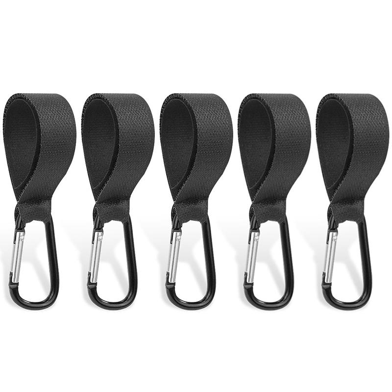 Haken für Kinderwagen, Aluminiumlegierung, Schnallen, Clips, Karabiner, Multifunktions-Haushaltswagen, Wickeltasche, Organizer, Haken, Kinderwagen-Aufhänger von Joom DACH