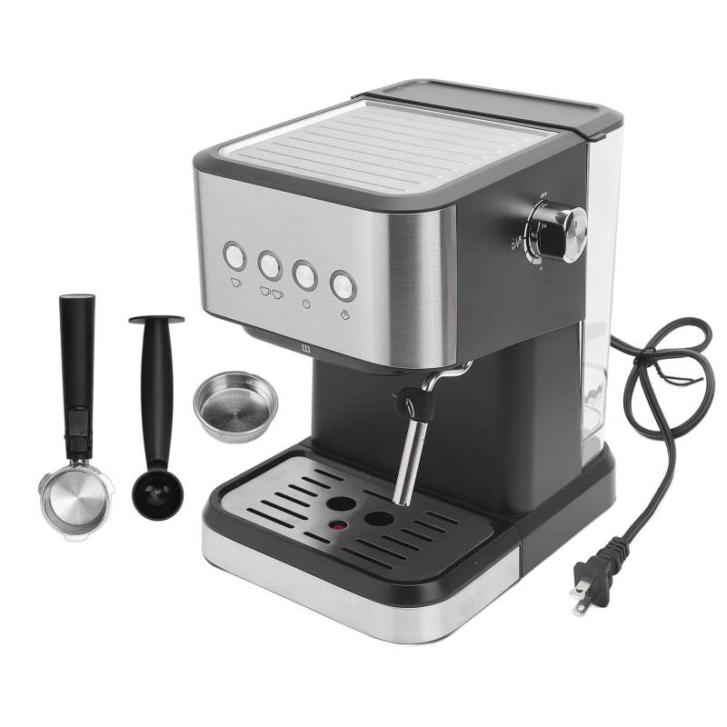 Halbautomatische Kompakte Kaffeemaschine 20 Bar Kaffeemaschine mit Milchaufschäumer Dampflanze 1,5 l Wasser L(for 6.5-9kg) von Joom DACH