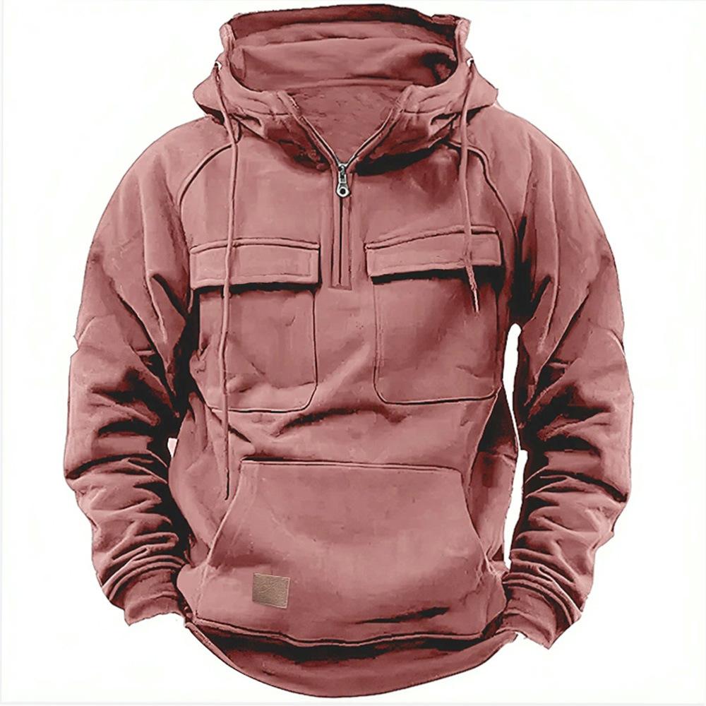 Halbreißverschluss Taktische Hoodies für Herren Solide Militärische Sweatshirts Mehrere Taschen Männliche Kapuzenjacken Dicke Outdoor Polar XS rosa Halbreißverschluss Taktische Hoodies für Herren Solide Militärische Sweatshirts Mehrere Taschen Männliche Kapuzenjacken Dicke Outdoor Polar XS rosa von Joom DACH
