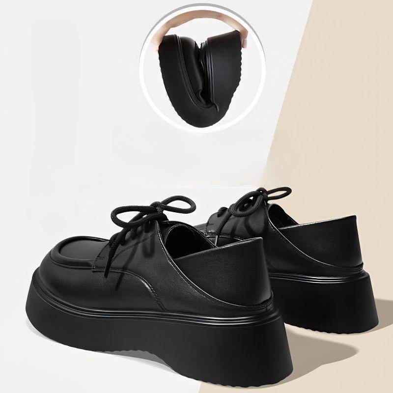 Halbschuhe Damen Schuhe Zwei-Wege Französische Schwarze Lederschuhe Weiche Sohle Lederschuhe Pumps Arbeit Weiche Sohle Schuhe Superweiche Slipper 40 von Joom DACH