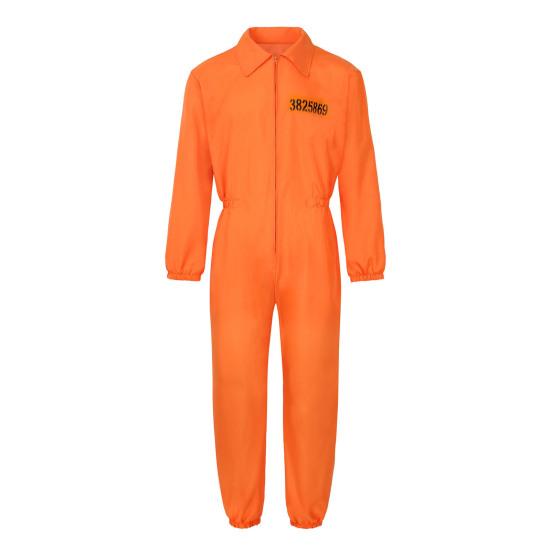Halloween Gefangener Cosplay Overall mit Fesseln Halloween Unisex Kinder Erwachsene Rollenspiel Outfit Lange Ärmel Revers XL orange Halloween Gefangener Cosplay Overall mit Fesseln Halloween Unisex Kinder Erwachsene Rollenspiel Outfit Lange Ärmel Revers XL orange von Joom DACH