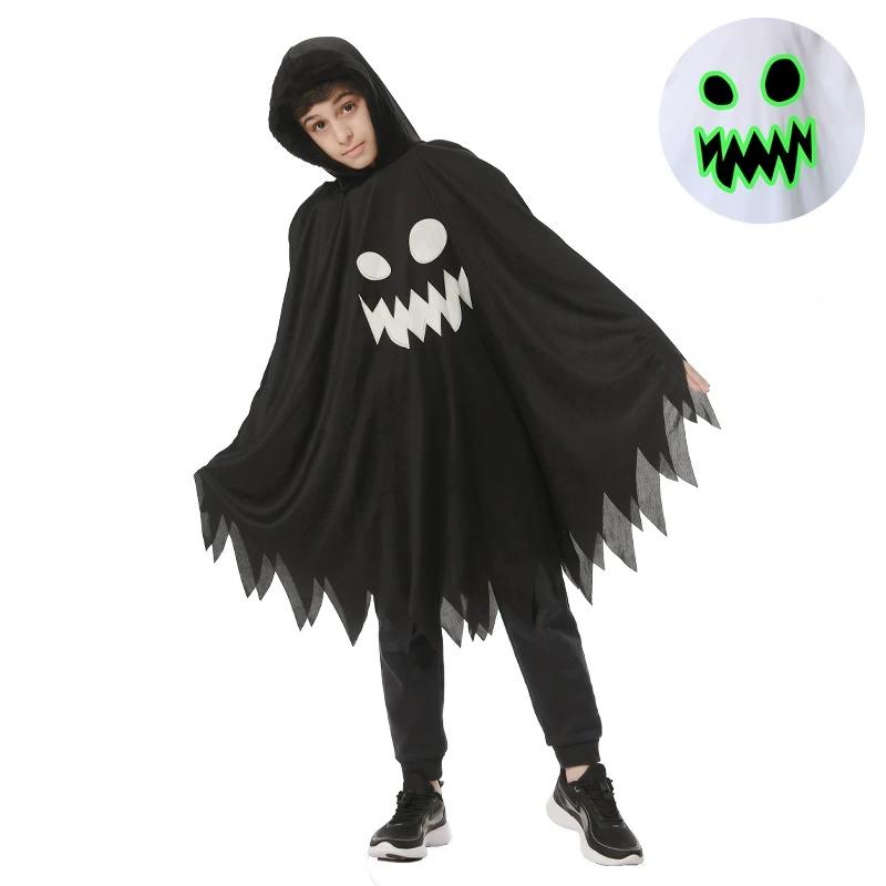 Halloween Kinder Cosplay Kostüm Weiß Schwarz Leuchtender Geist Leuchtendes Gesicht Umhang Schal Party Verkleidungskostüm Jungen Umhang Mädchen 110 Halloween Kinder Cosplay Kostüm Weiß Schwarz Leuchtender Geist Leuchtendes Gesicht Umhang Schal Party Verkleidungskostüm Jungen Umhang Mädchen 110 von Joom DACH