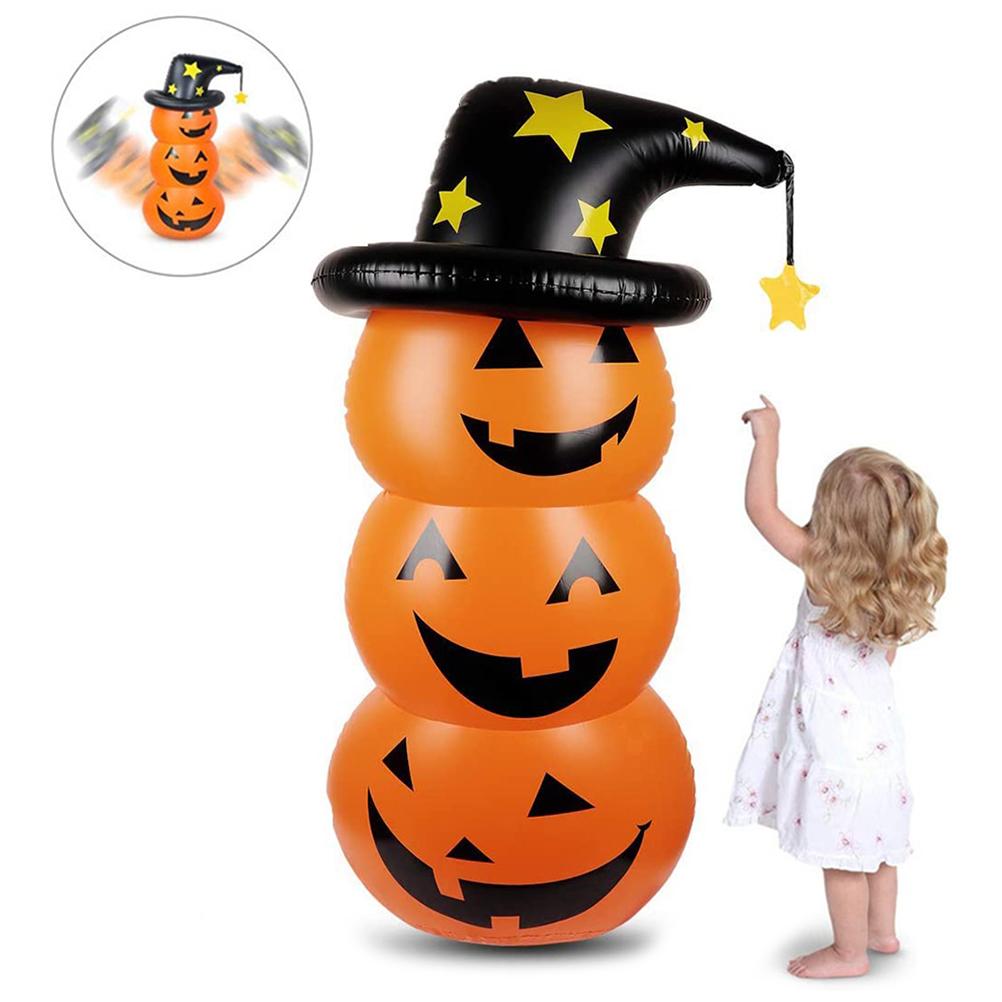 Halloween Kürbis Becher 55,1 Zoll PVC Niedliche Aufblasbare Halloween Kürbis Dekoration für Draußen oder von Joom DACH