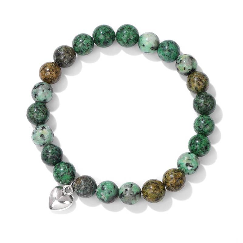 Handgefertigtes Armband aus Naturstein mit Lotus-Ohm-Buddha-Perlen, rosa Zebra-Stein, Lotus-Charm-Armband für Frauen und Männer, Yoga-Schmuck, Geschenke von Joom DACH