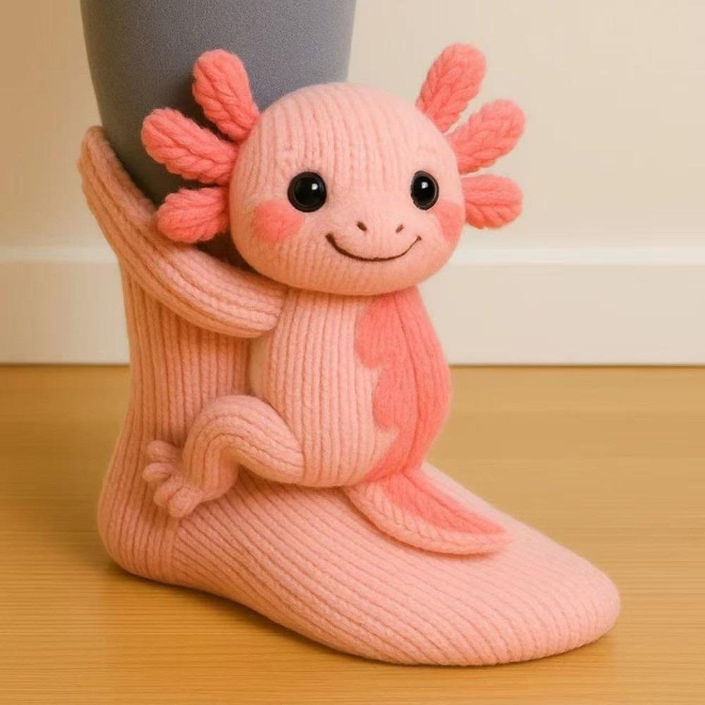 Handgehäkelte Neuheit Boden-Socken 3D Strick Wintersocken Kreativität Tier-Socken für Männer & Frauen Handgehäkelte Neuheit Boden-Socken 3D Strick Wintersocken Kreativität Tier-Socken für Männer & Frauen von Joom DACH