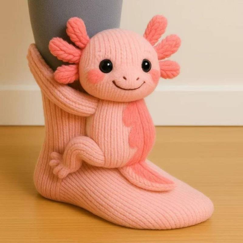 Handgehäkelte Neuheit Boden-Socken 3D Strick Wintersocken Kreativität Tier-Socken für Männer & Frauen Handgehäkelte Neuheit Boden-Socken 3D Strick Wintersocken Kreativität Tier-Socken für Männer & Frauen von Joom DACH
