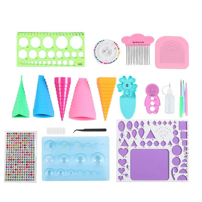 Handgemachte Papier Karte Handwerk Quilling Tool Kit Pinzette Perlen Nadel DIY Scrapbooking Zubehör von Joom DACH