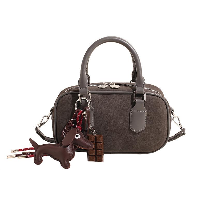 Handliche kleine Tasche Damen Neue trendige vielseitige Umhängetasche Einzelne Schulter No pendant graue von Joom DACH