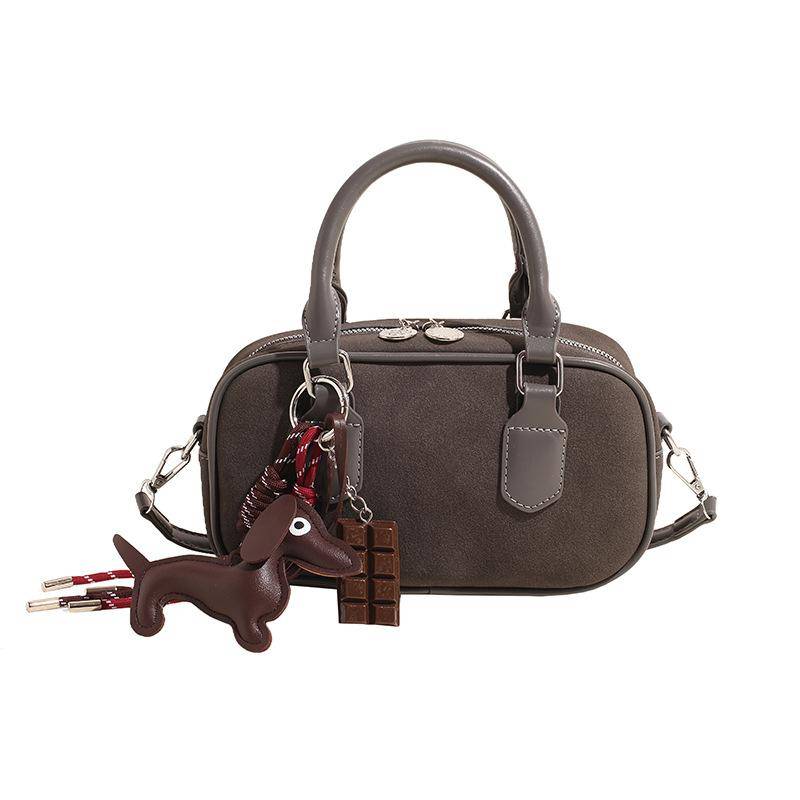 Handliche kleine Tasche Damen Neue trendige vielseitige Umhängetasche Einzelne Schulter No pendant graue von Joom DACH