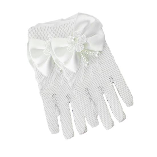 Handschuhe Mesh Foto Prop dünne Blumen Dekor Kinder Handschuhe Bekleidungszubehör weiß von Joom DACH
