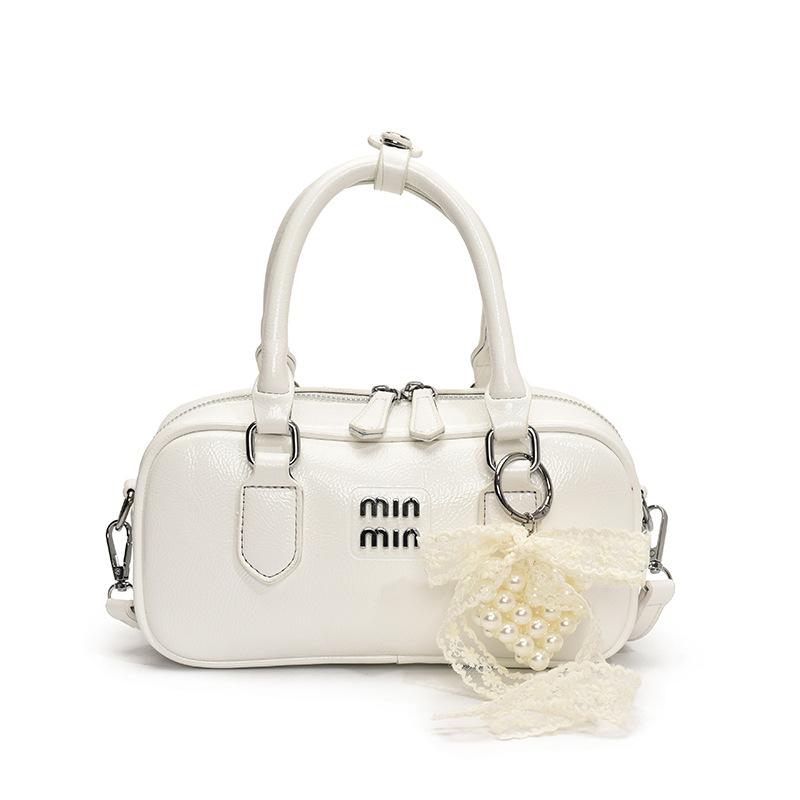 Handtasche Damen Neue Lässige Umhängetasche Messenger Bag no pendant weiß von Joom DACH