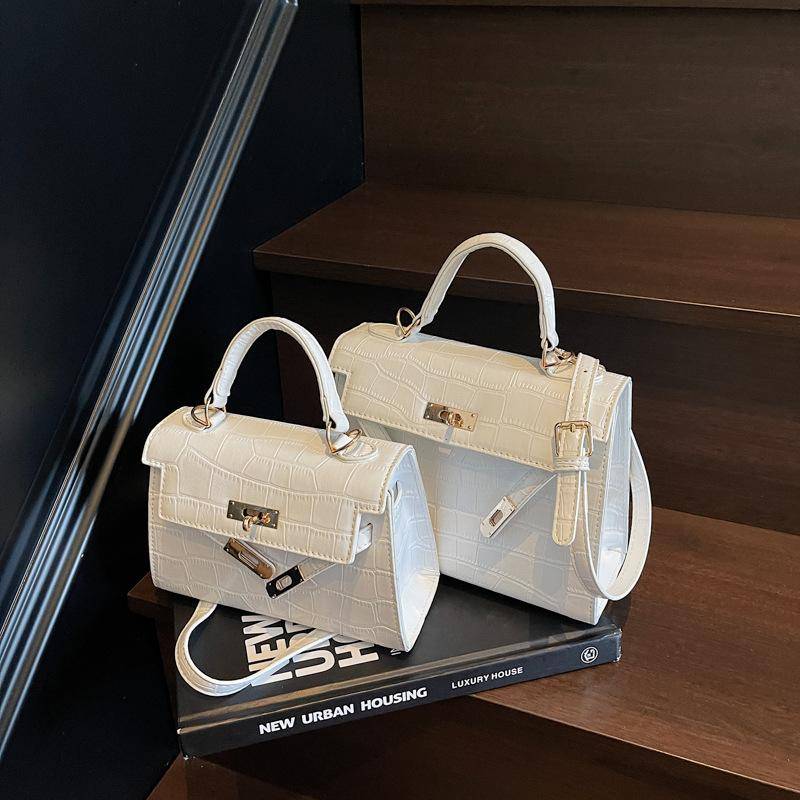 Handtasche Neue Mode Schultertasche Umhängetasche Damen Small weiß von Joom DACH