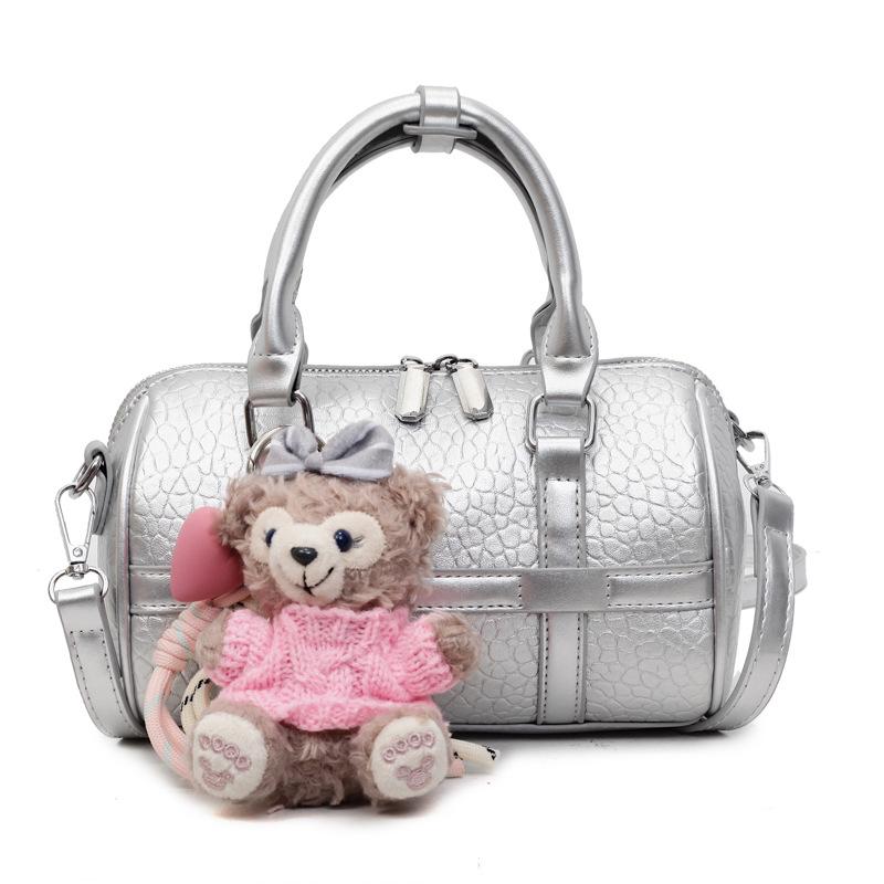 Handtasche Neue Pendler Damen Tasche Mode Schultertasche Umhängetasche no pendant silber von Joom DACH