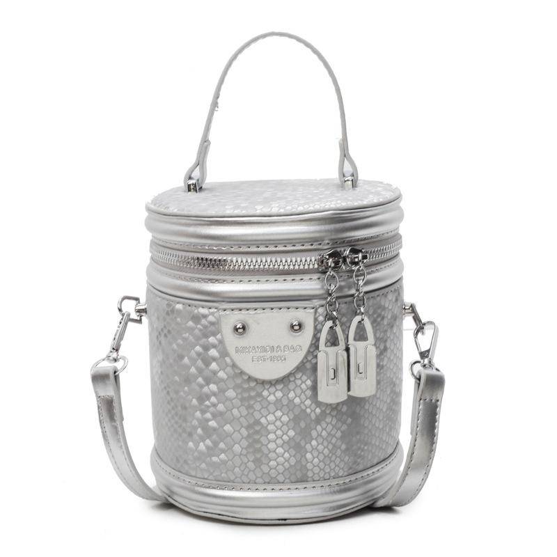 Handtrage Eimerbeutel Damen Neue Pendler Schultertasche Vielseitige Umhängetasche silber von Joom DACH