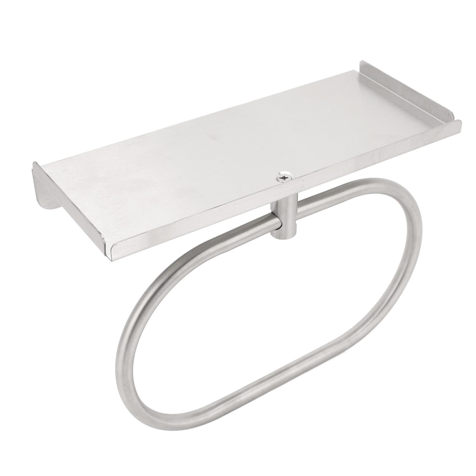 Handtuchhalter Badezimmer Wandmontiert Edelstahl Handtuchring Halter Aufhänger Oval Silber von Joom DACH