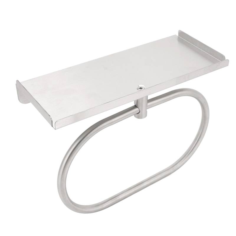 Handtuchhalter Badezimmer Wandmontiert Edelstahl Handtuchring Halter Aufhänger Oval Silber von Joom DACH