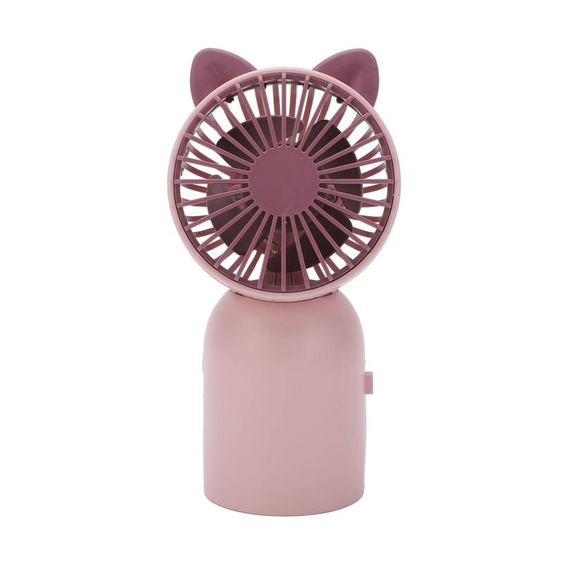 Handventilator Niedliches Katzenaussehen USB-Aufladung Tragbarer Ventilator Ein-Knopf-Schalter Mini-Ventilator Tragbar für von Joom DACH