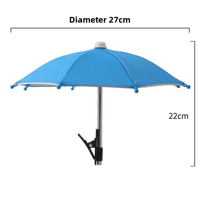 Handyhalter Sonnenschirm-Klammer Schirm Outdoor Handy Fixierschirm Regenschirm Sonnenschirm Handy Entspiegelter Kleiner Schirm 1PCS himmelblaue von Joom DACH