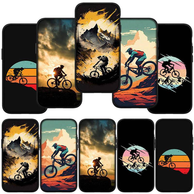 Handyhülle für Samsung Galaxy S24 S23 iPhone 15 14 Xiaomi Redmi Note 13 12 11 8 10 9 Pro Max X XR OPPO Huawei Mountainbike Radfahren Kunst Poster Cover for Samsung Galaxy A32 5G terra von Joom DACH