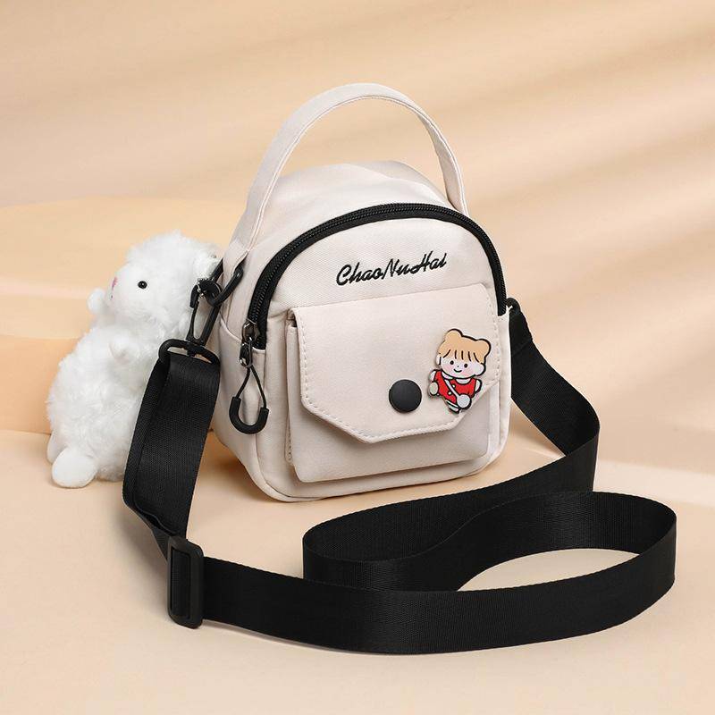 Handytasche Damen Tasche Schräge Umhängetasche Senior Sense Canvas Frühling/Sommer Mini-Tasche von Joom DACH