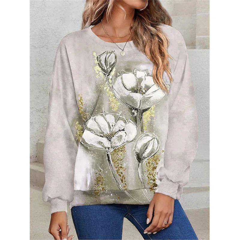 Harajuku Neue 3D Bunte Blumen Druck Sweatshirts Frauen Mode Streetwear Pullover Winter Mädchen Floral Grafik Kleidung Top 5XL Harajuku Neue 3D Bunte Blumen Druck Sweatshirts Frauen Mode Streetwear Pullover Winter Mädchen Floral Grafik Kleidung Top 5XL von Joom DACH