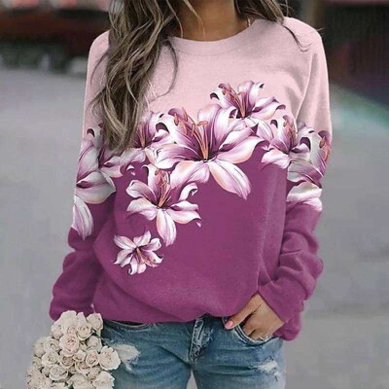 Harajuku Neue 3D Bunte Blumen Druck Sweatshirts Frauen Mode Streetwear Pullover Winter Mädchen Floral Grafik Kleidung Top 6XL Harajuku Neue 3D Bunte Blumen Druck Sweatshirts Frauen Mode Streetwear Pullover Winter Mädchen Floral Grafik Kleidung Top 6XL von Joom DACH