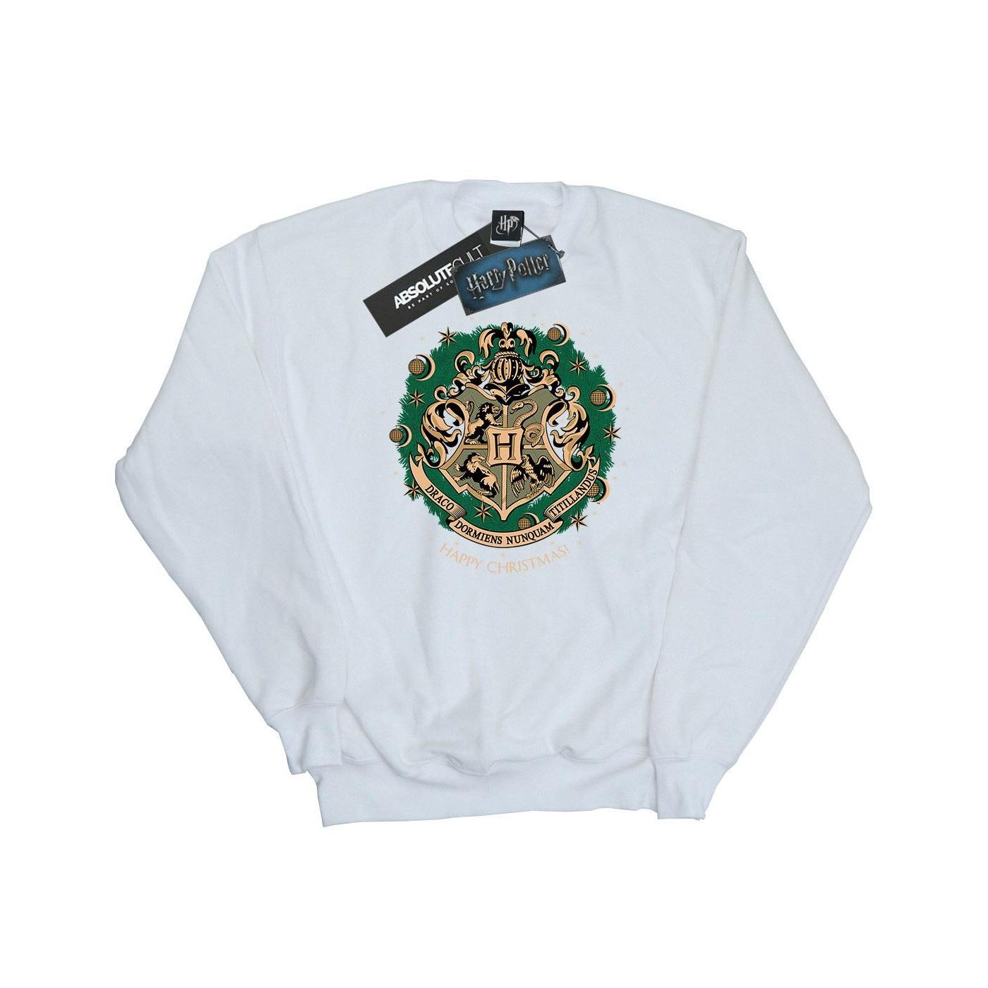 Harry Potter Damen/Damen-Weihnachtskranz-Sweatshirt XXL weiß von Joom DACH