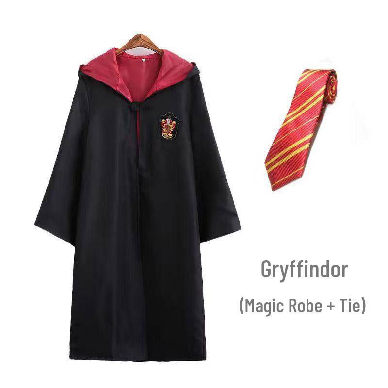 Harry Potter Gryffindor Kinder Cosplay Robe - Zauberschuluniform Set mit Accessoires Children 145 von Joom DACH