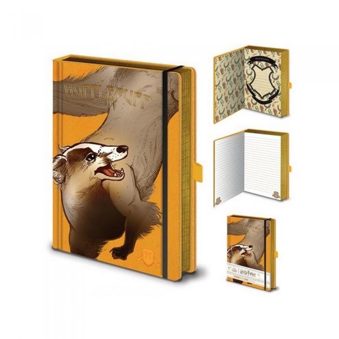 Harry Potter Komplizierte Häuser Hufflepuff A5-Notizbuch One Size orange/braun von Joom DACH