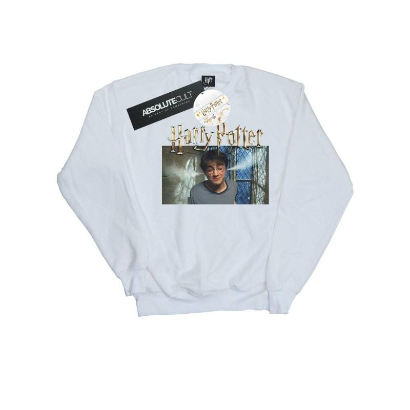 Harry Potter Mädchen-Sweatshirt mit Dampfohren 9-11 Years weiß von Joom DACH