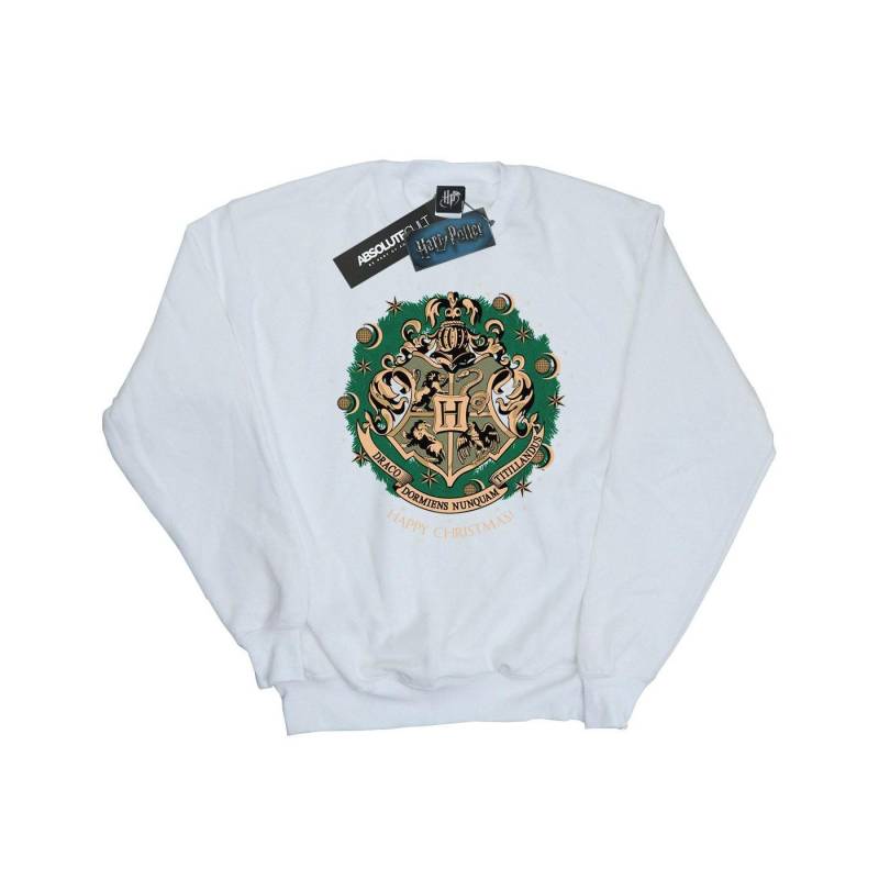 Harry Potter Mädchen-Weihnachtskranz-Sweatshirt 12-13 weiß von Joom DACH