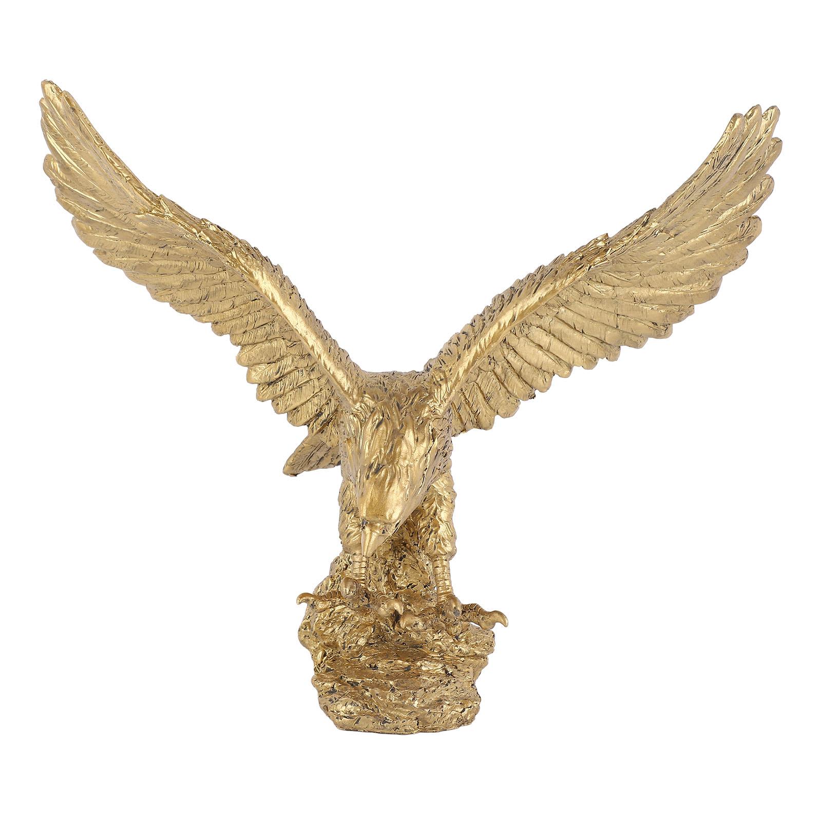 Harz Adler Statue Dekor Lebensechte Dekorative Adler Statue Skulptur Figur für Zuhause Wohnzimmer von Joom DACH